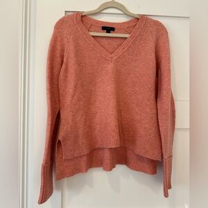 J.Crew V-neck pink sweater